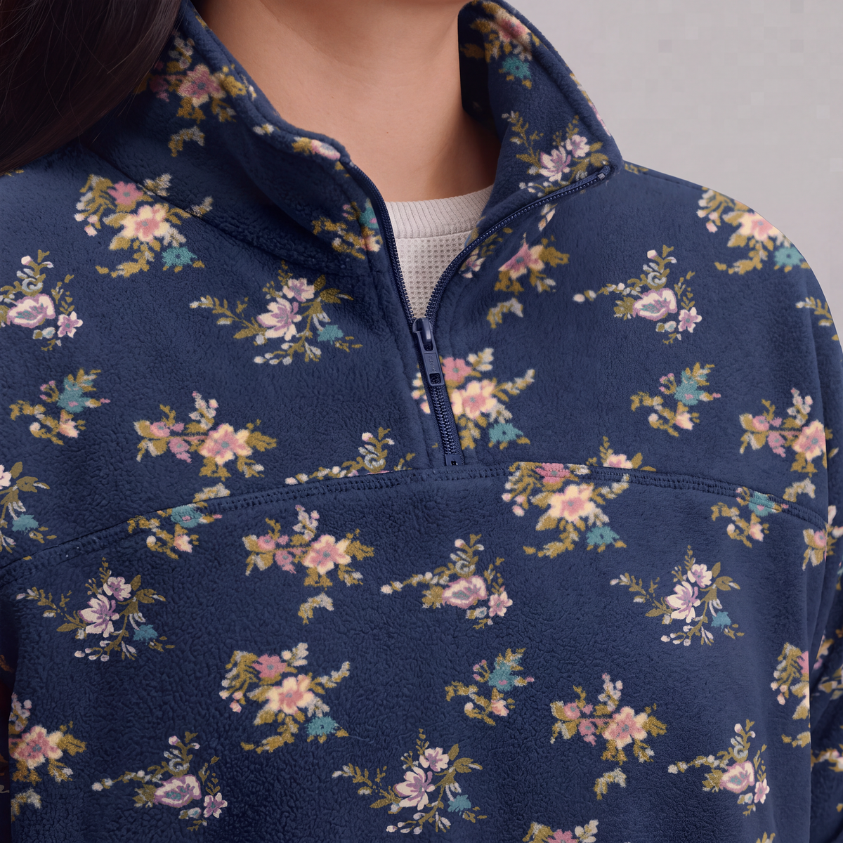 Women's Quest 2.0 Fleece Pullover - Print-Dusk-3