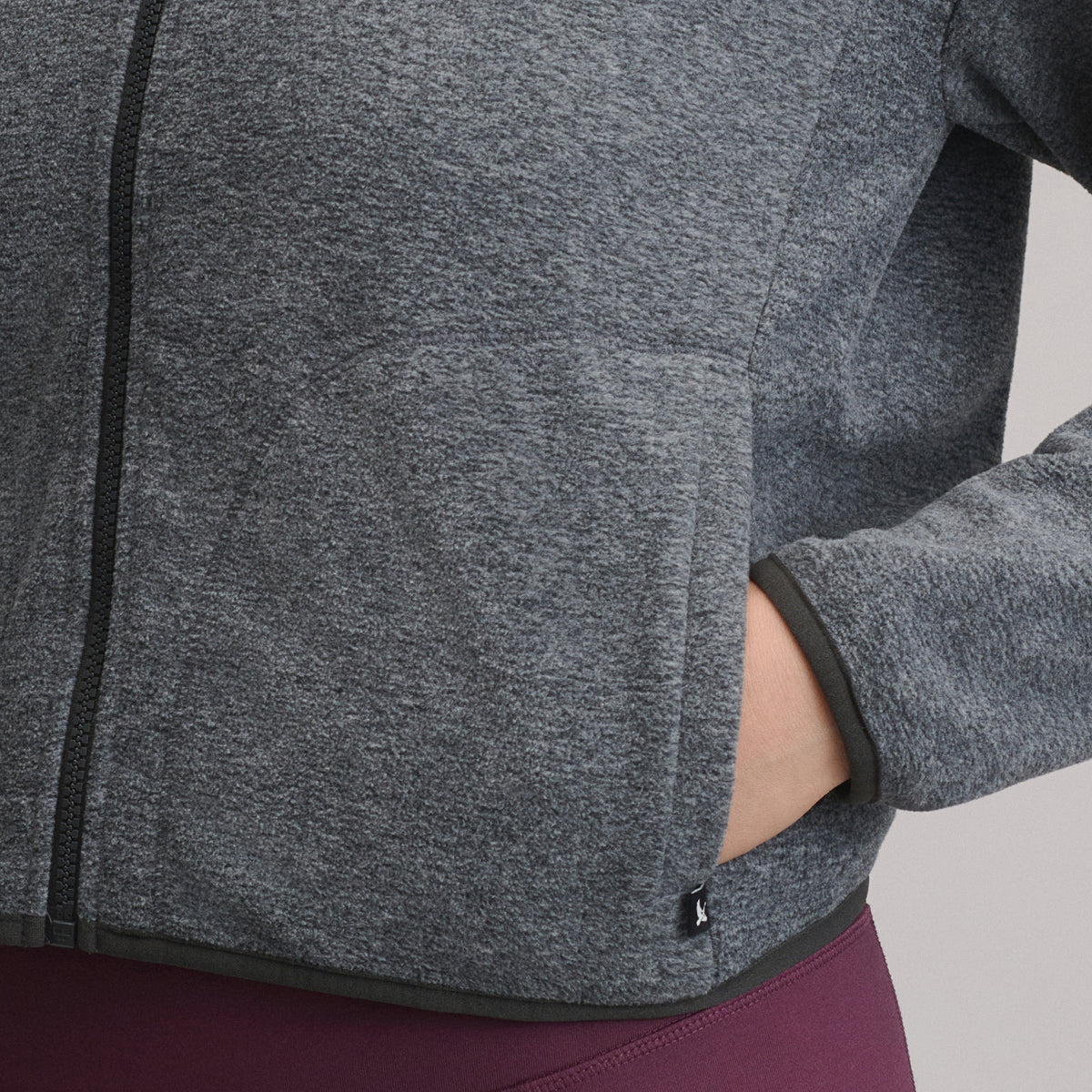 Women's Quest 2.0 Fleece Full-Zip Jacket-Charcoal Htr-3