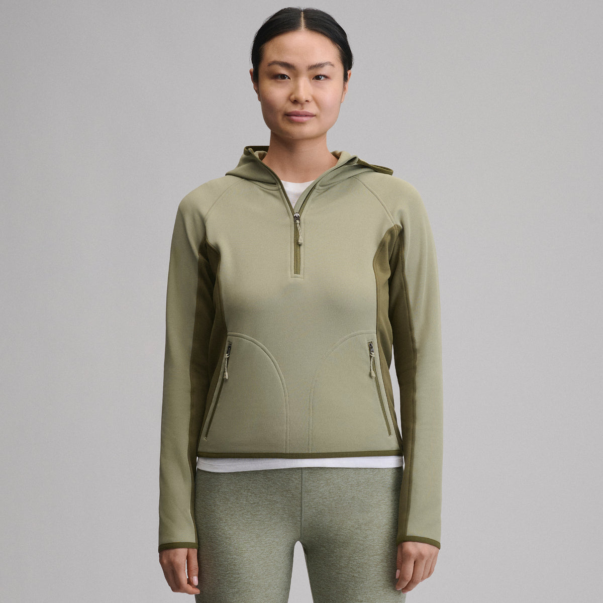 Pursuit Performance Fleece 1/2 Zip-Dusty Sage-16