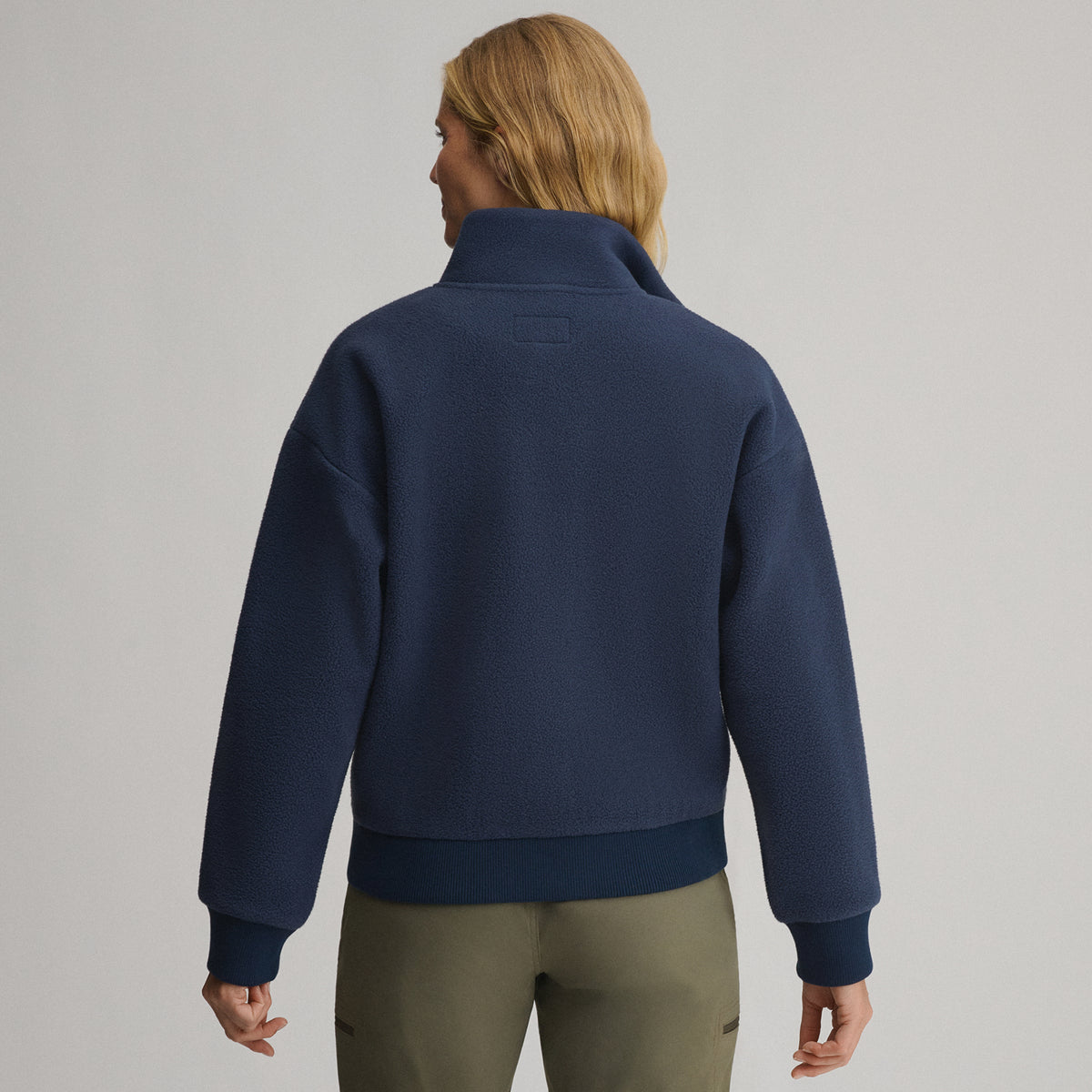 Women's Authentic Outdoor Full-Zip Fleece Mock Pullover-Brook-6