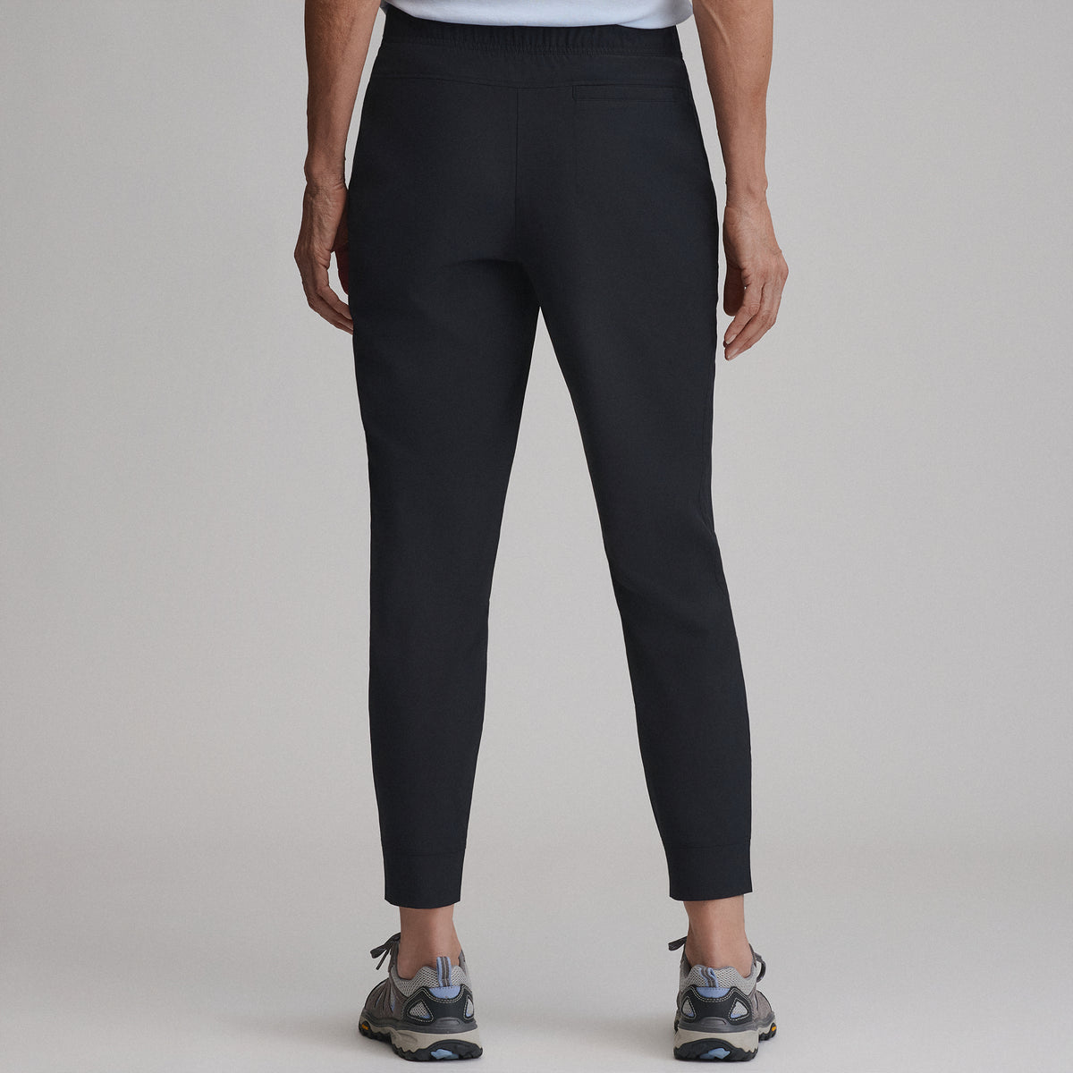 Women's Departure Stretch Mid-Rise Joggers-Black-2