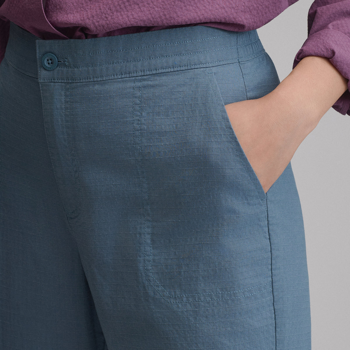 Women's Ripstop Ankle Pants-Dark Horizon-11