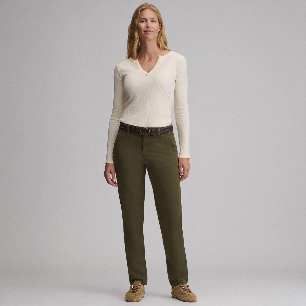 Women's Softened Legend Wash Pants-Deep Olive-8