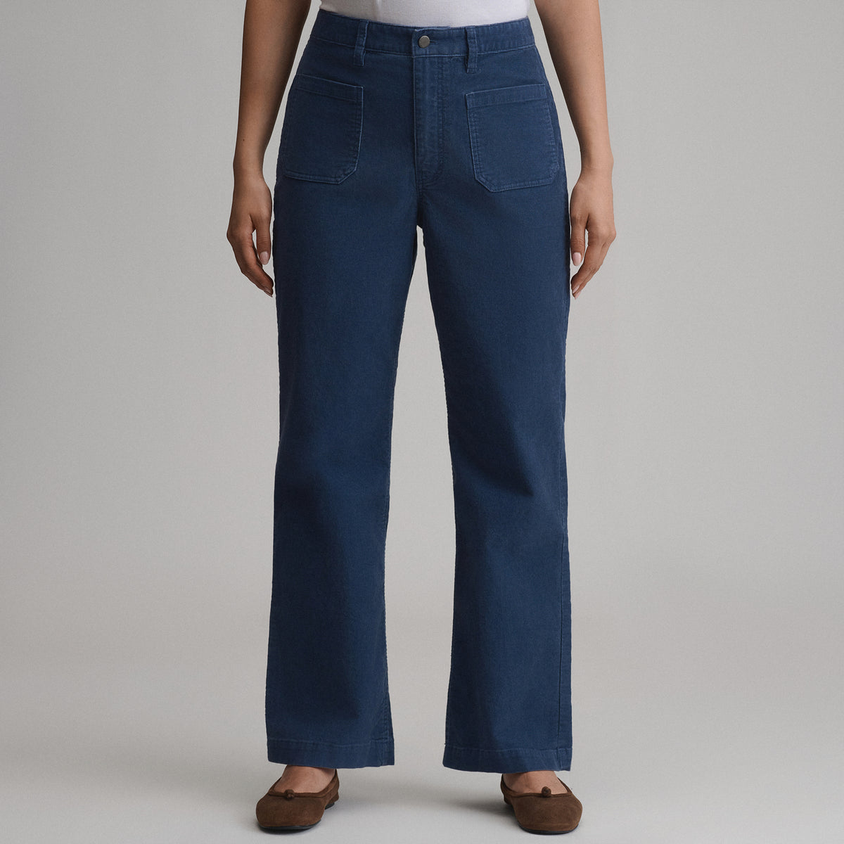 Women's True Icon Stretch Cord Pants-Dusk-13