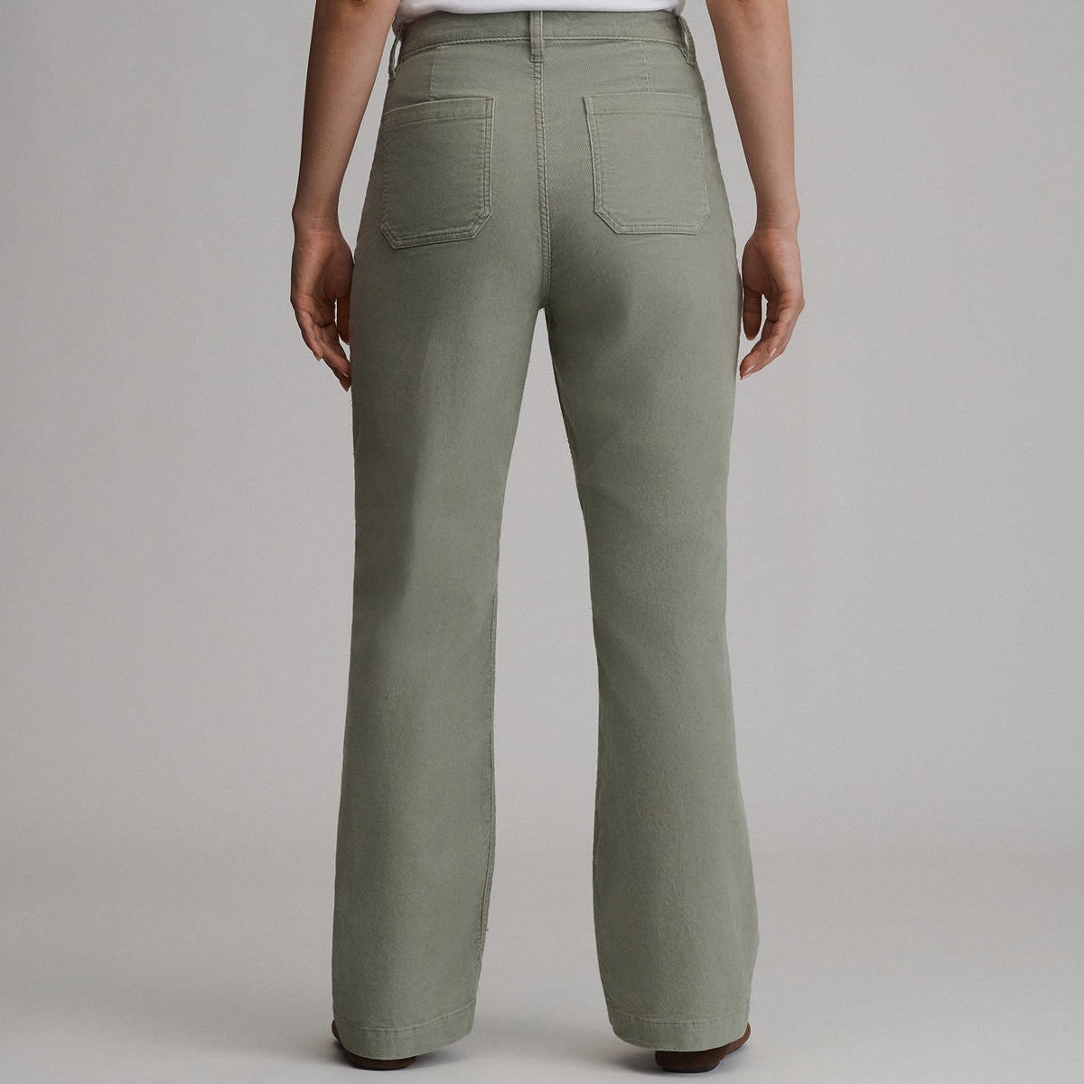 Women's True Icon Stretch Cord Pants-Sage-22