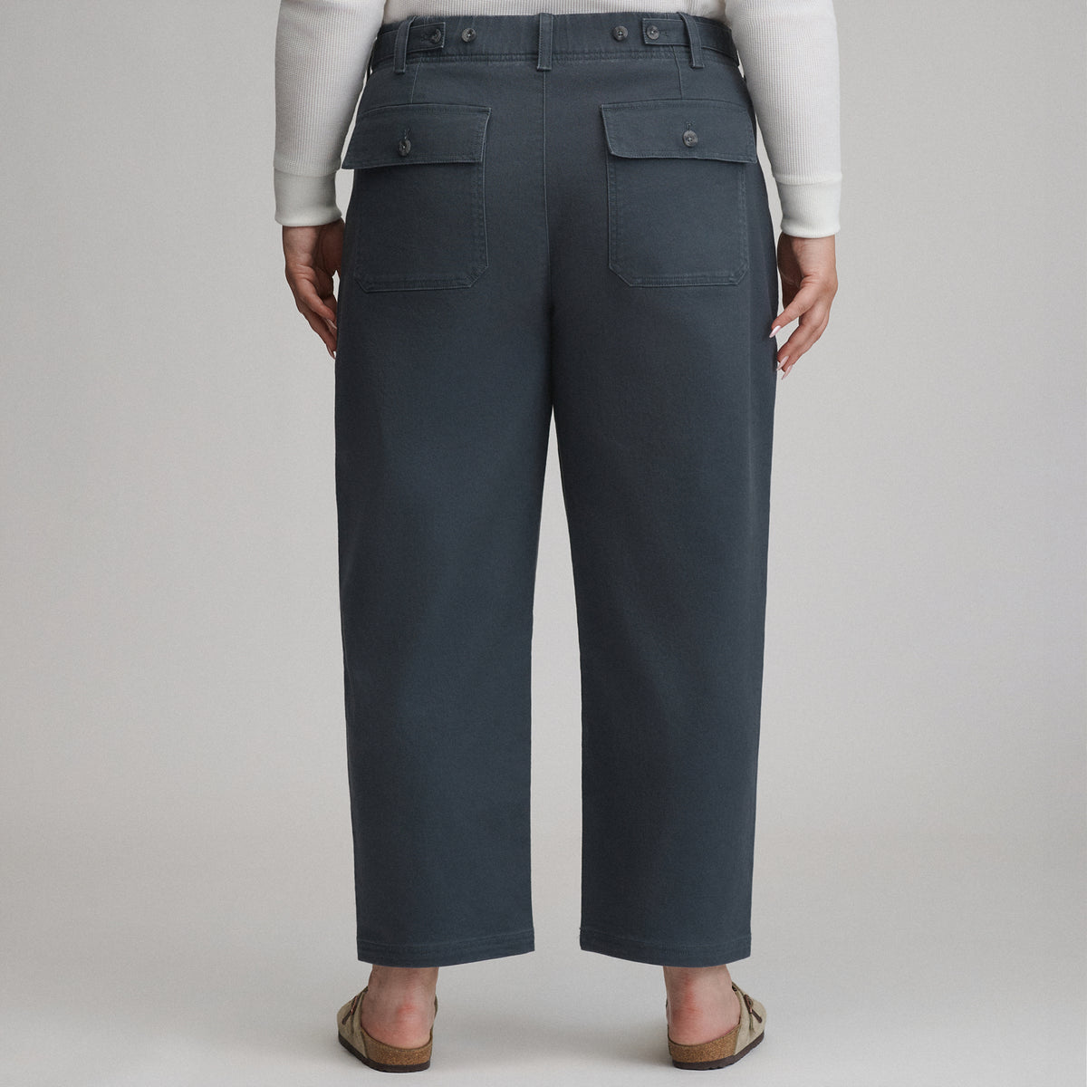 Women's Utility Twill Pants-Storm-3