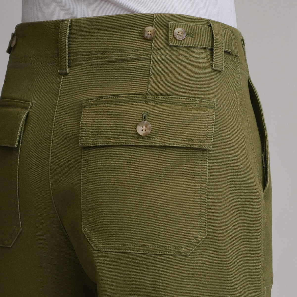 Women's Utility Twill Pants-Alder-13