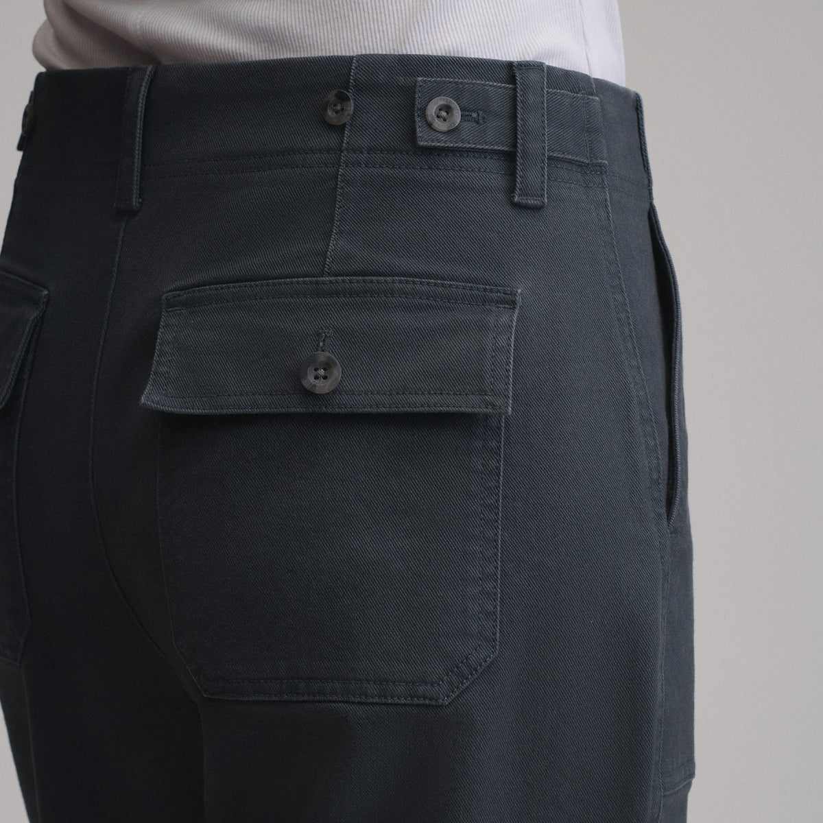 Women's Utility Twill Pants-Storm-8