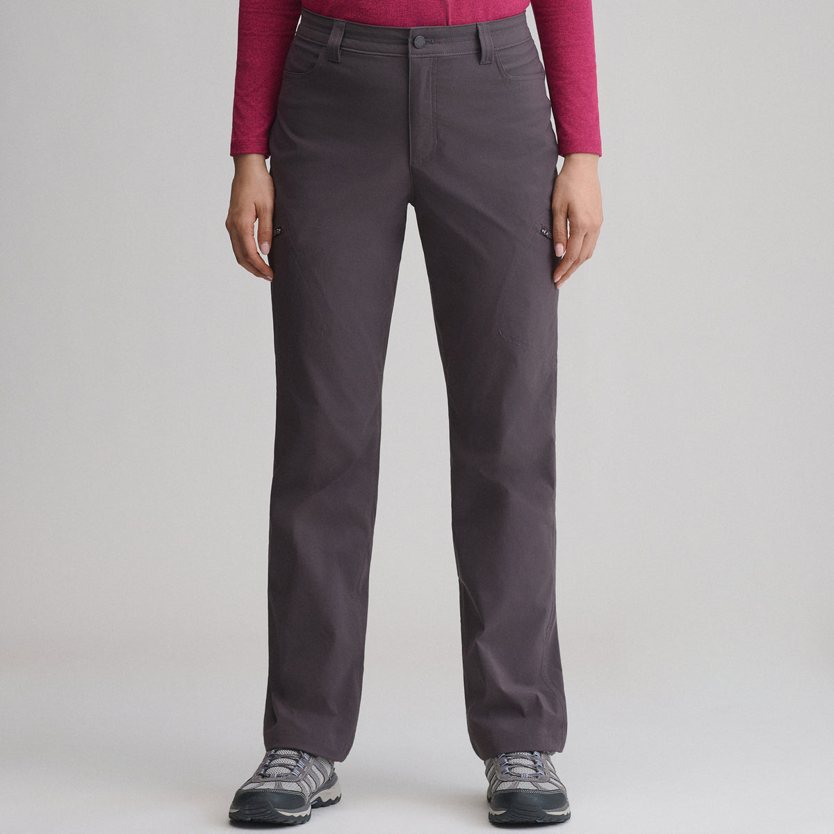 Women's Guide Pro High Rise Pants-Aubergine-1