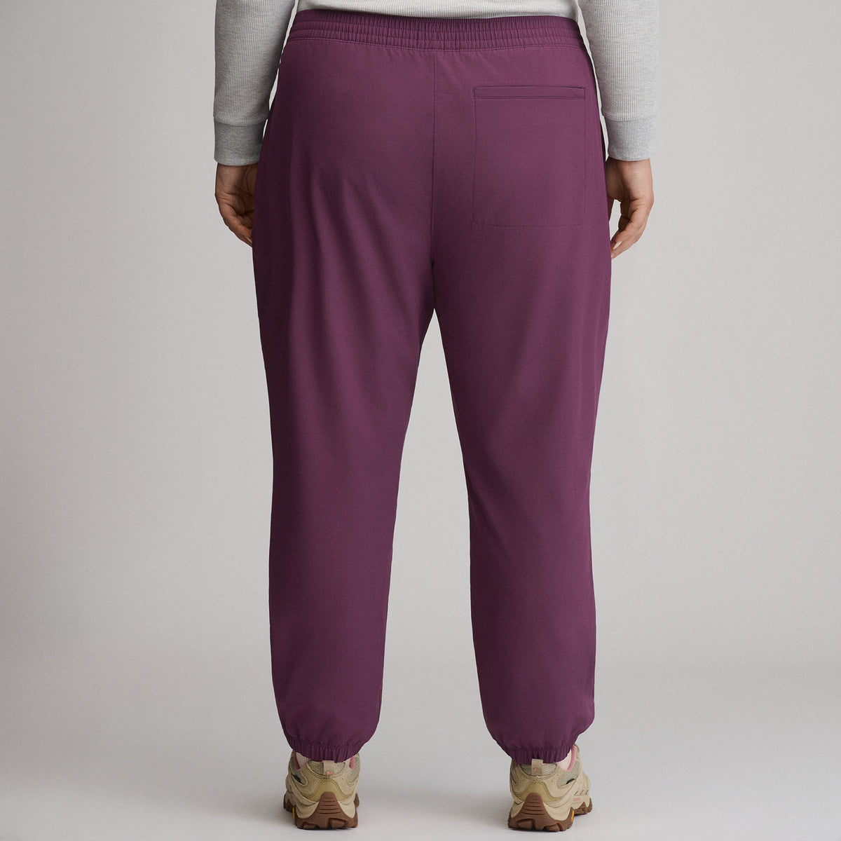 Women's Scout Lined Jogger-Rosewood-2