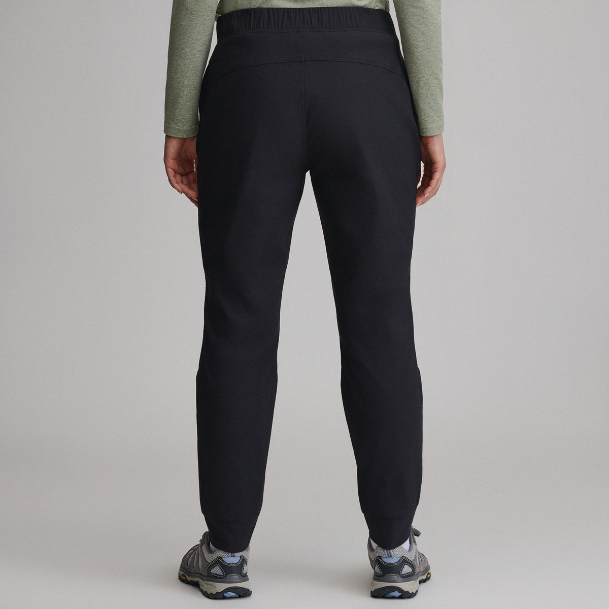 Women's Rainier Jogger Fleece Lined-Black-7