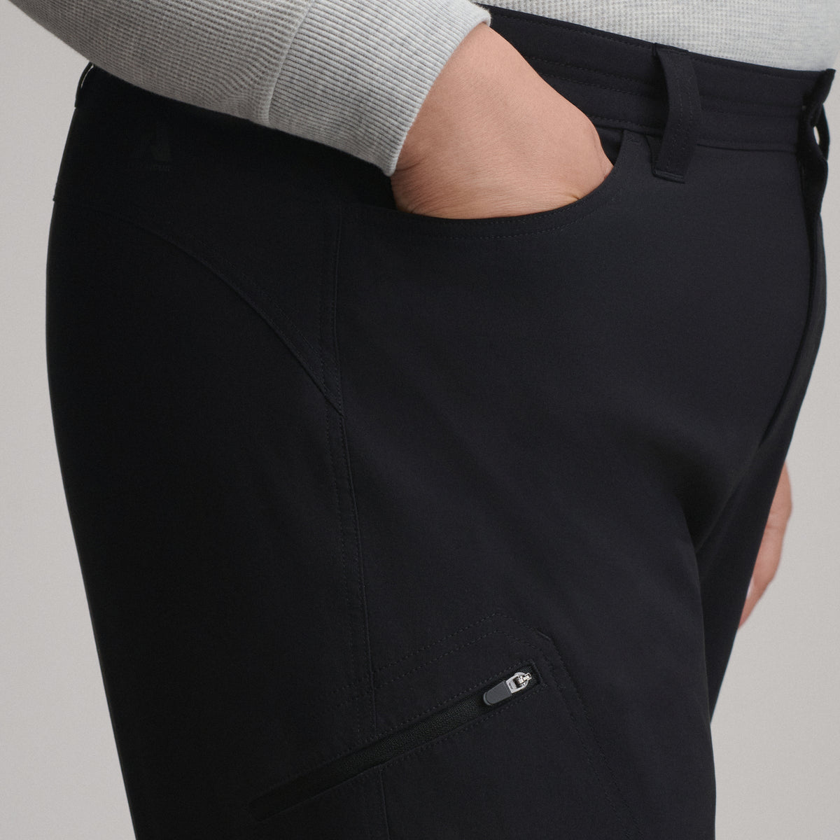 Women's Updated High-Rise Guide Pro Lined Pants-Black-5