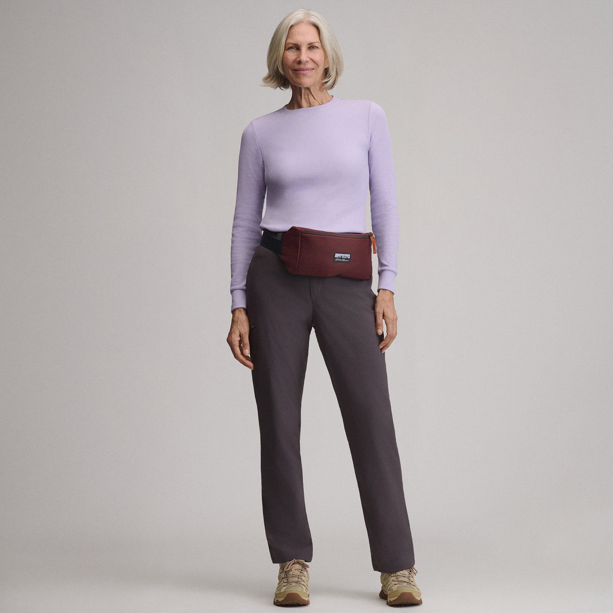 Women's Updated High-Rise Guide Pro Lined Pants-Aubergine-15