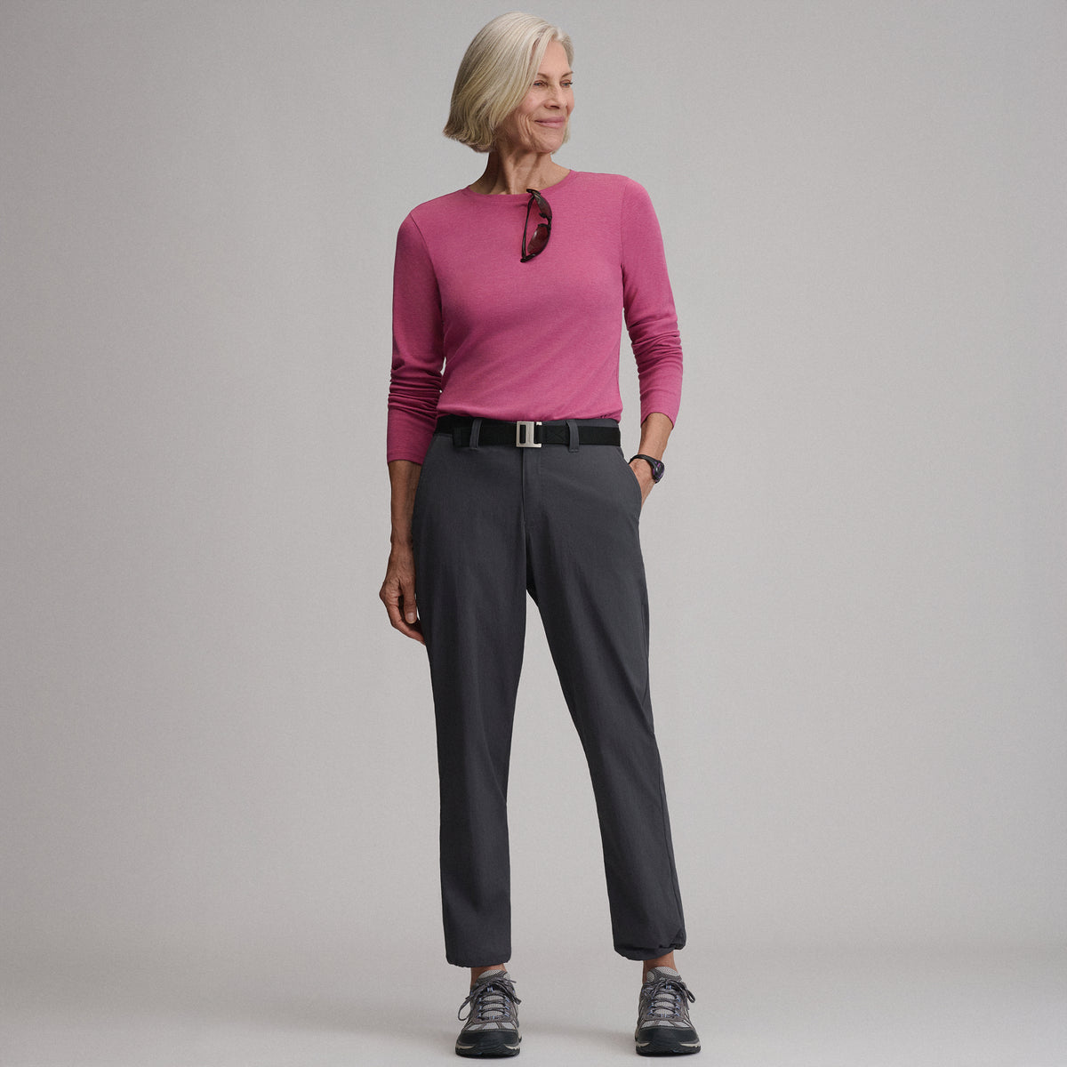 Women's Meridian Pants-Carbon-5