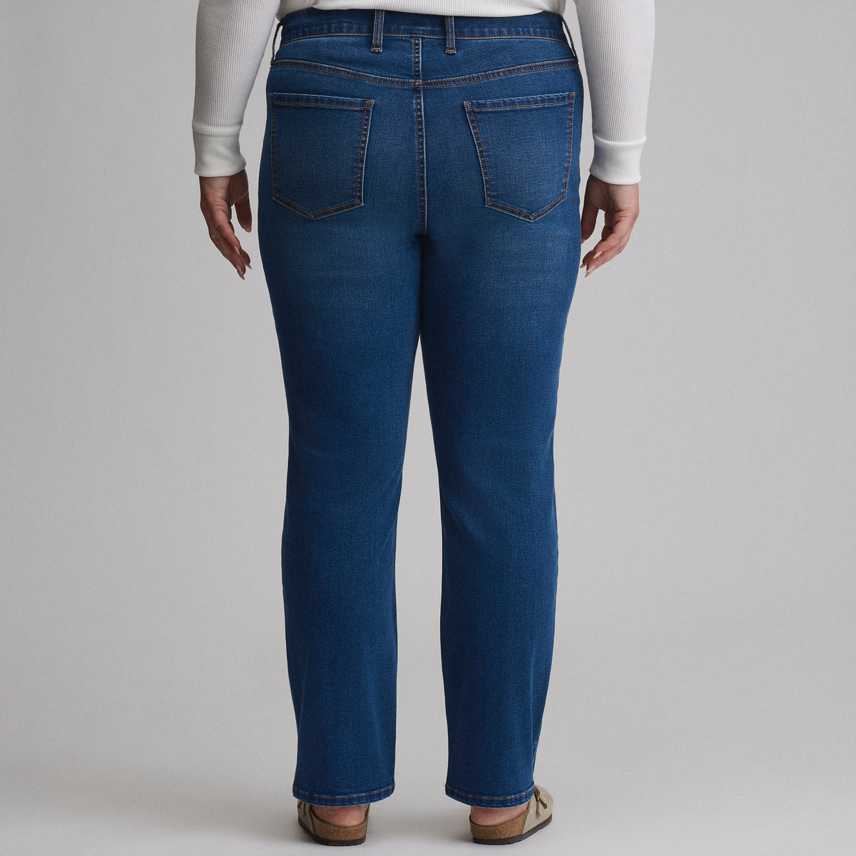 Women's Venture Stretch High-Rise Straight Leg Jeans-Lake-11