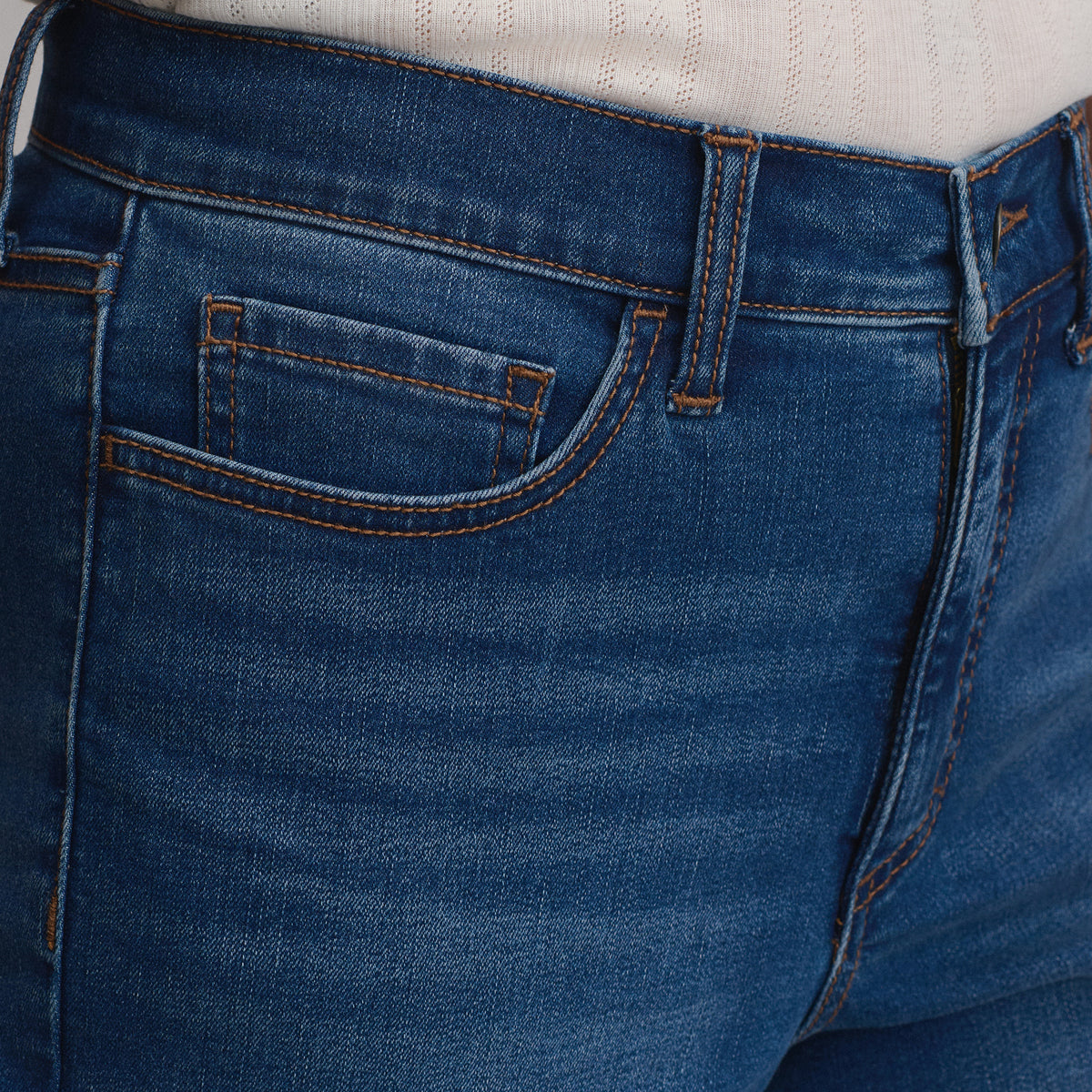 Women's Venture Stretch High-Rise Straight Leg Jeans-Lake-14