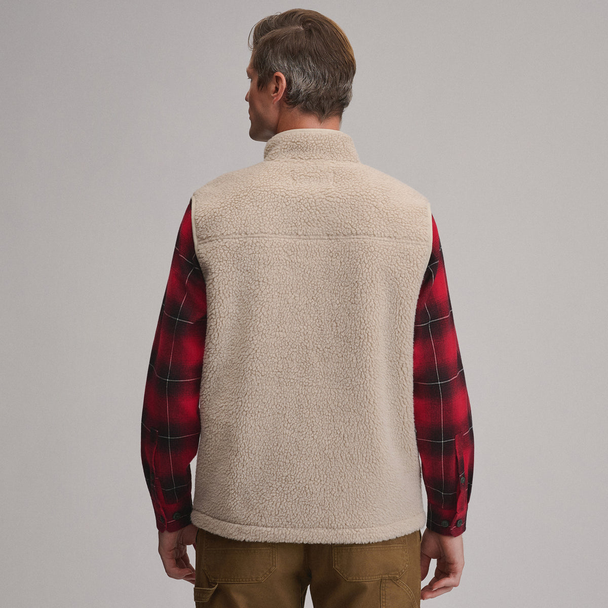 Men's Chilali Vest - Mixed Media-Pumice-2