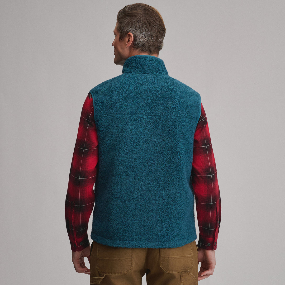 Men's Chilali Vest - Mixed Media-Meridian Blue-6