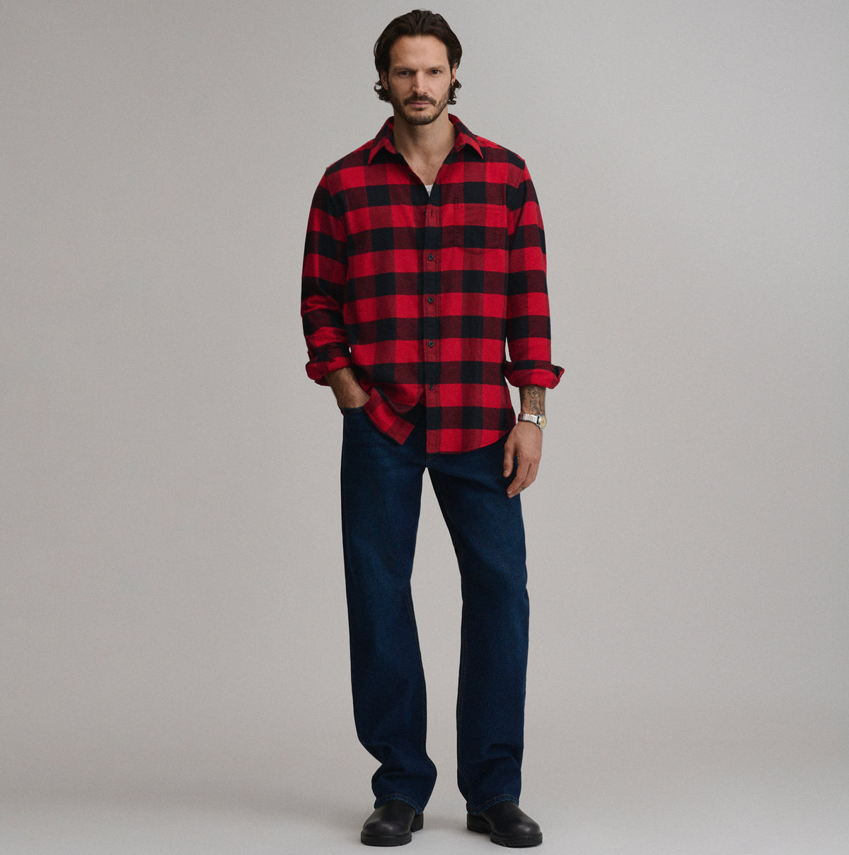 Field Flannel Flex Shirt 2.0-Cardinal-20