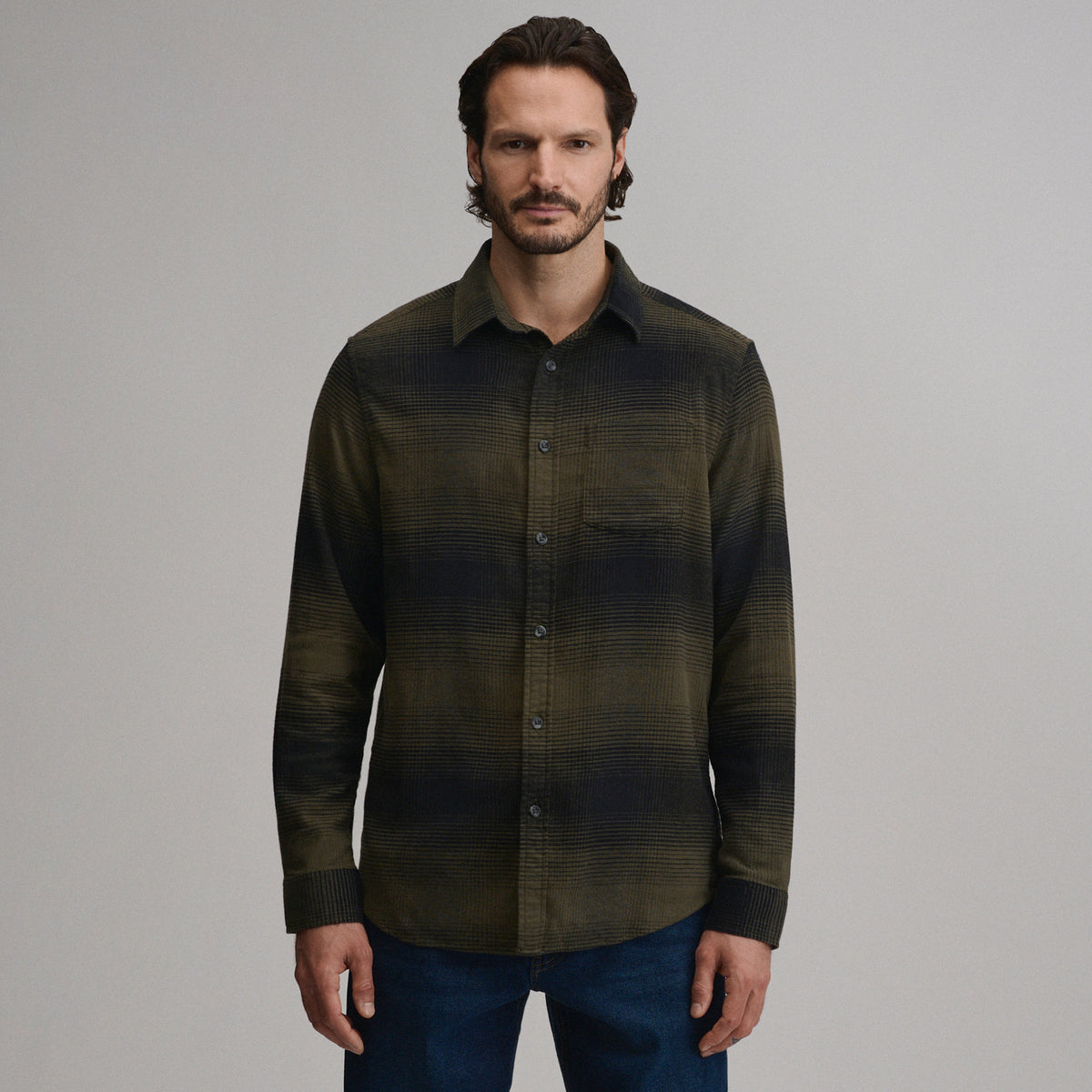 Field Flannel Flex Shirt 2.0-Dark Fatigue-21