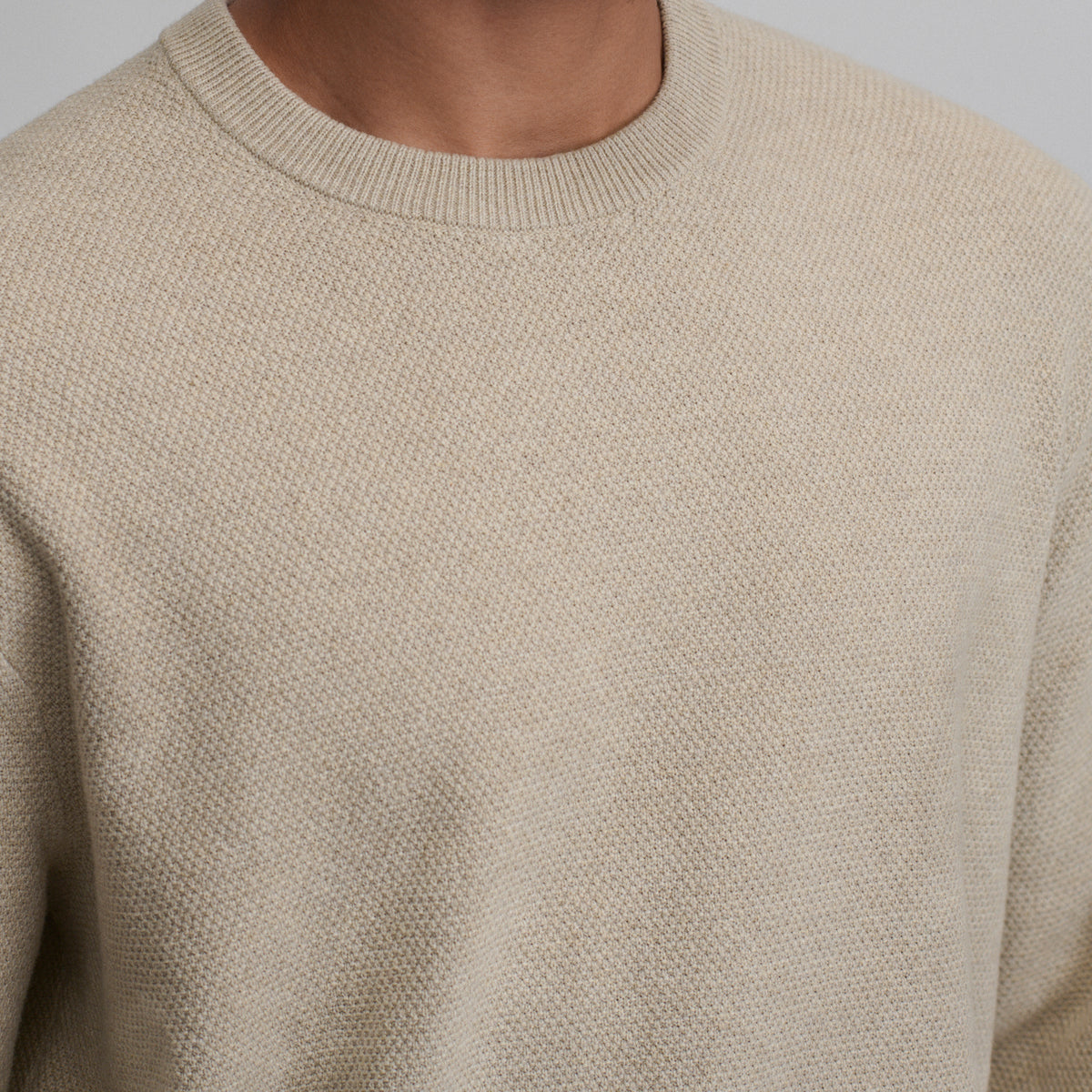 Classic Crew Solid-Heather Oatmeal-15