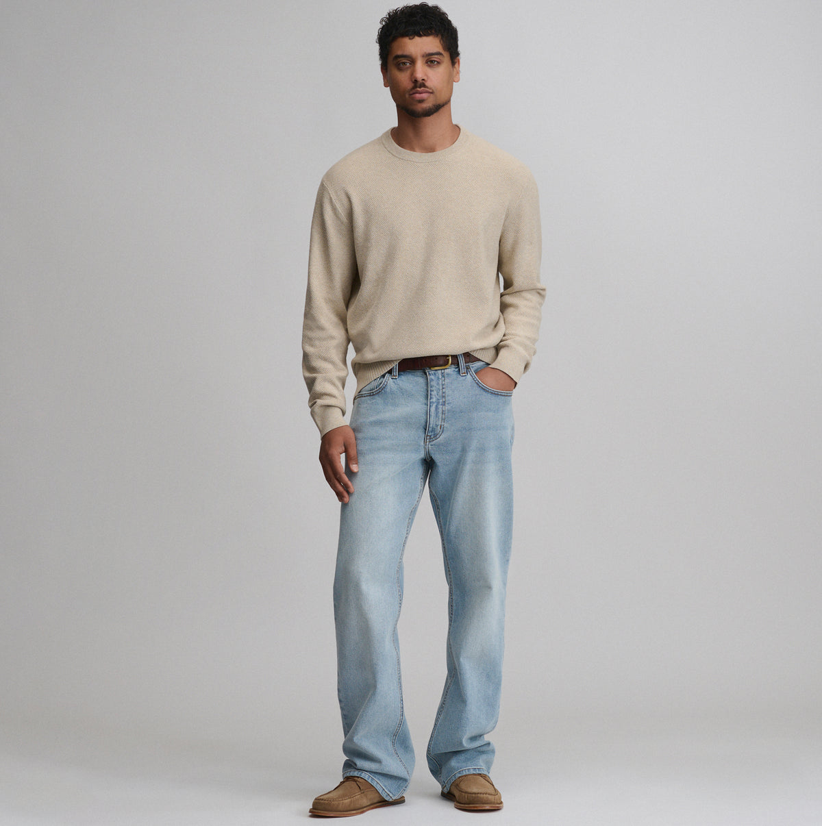 Classic Crew Solid-Heather Oatmeal-16
