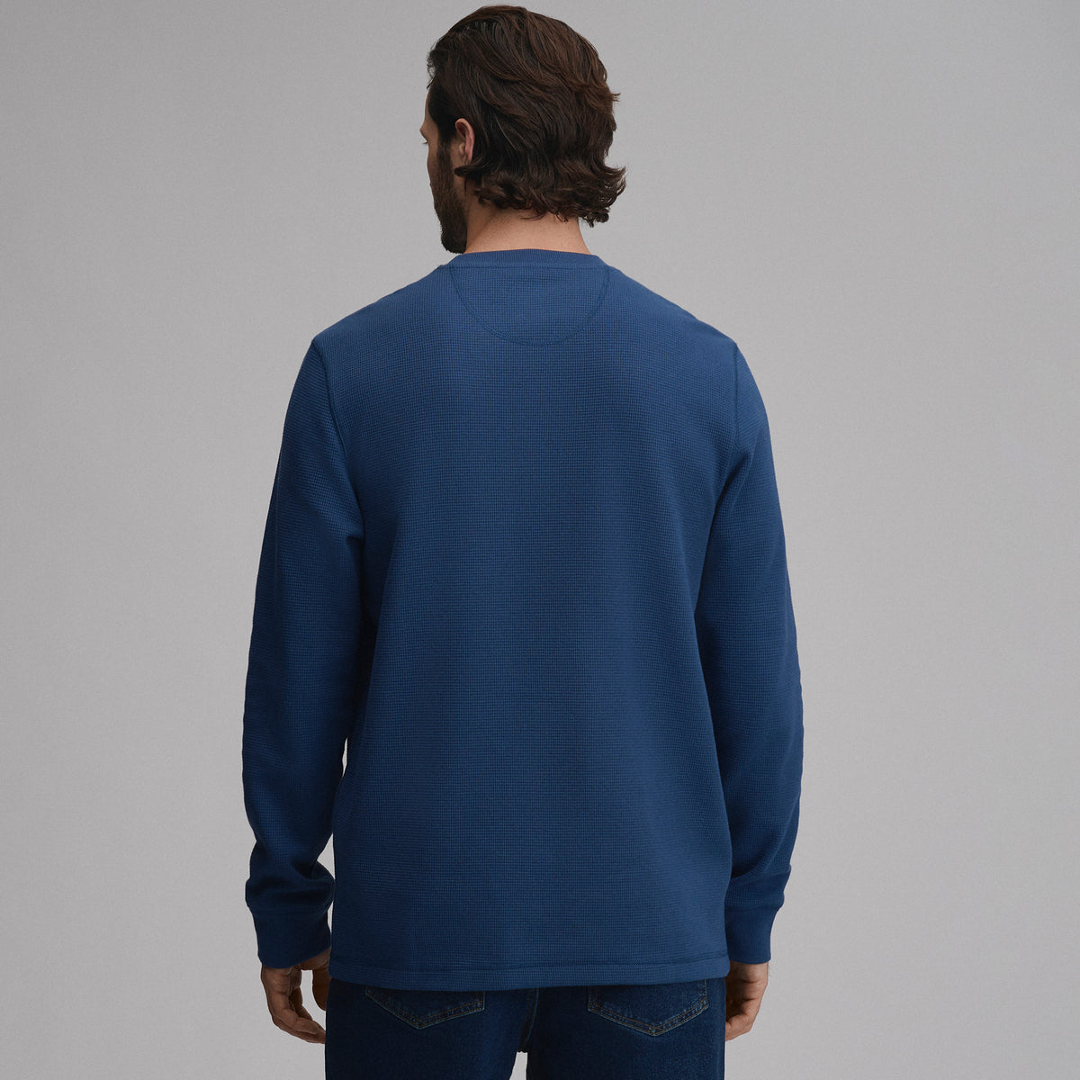 Men's Eddie's Favorite Ultrasoft Thermal Henley-Dusk-39