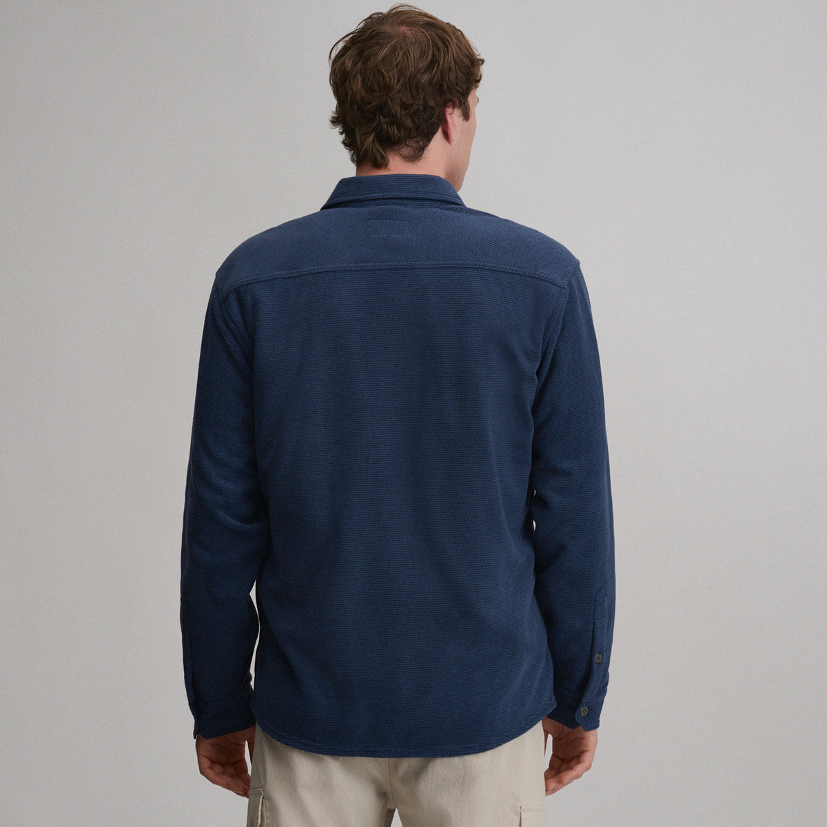 LS Chutes Microfleece Shirt - Stripe-Atlantic-6