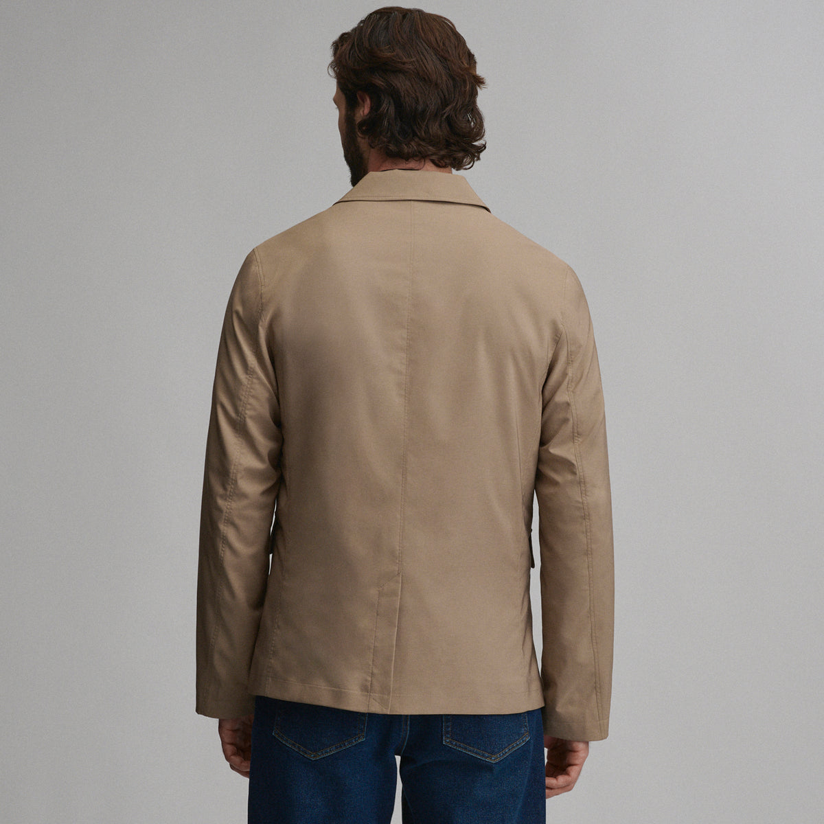 Men's Ultimate Voyager Travel Blazer-Dk Khaki-17