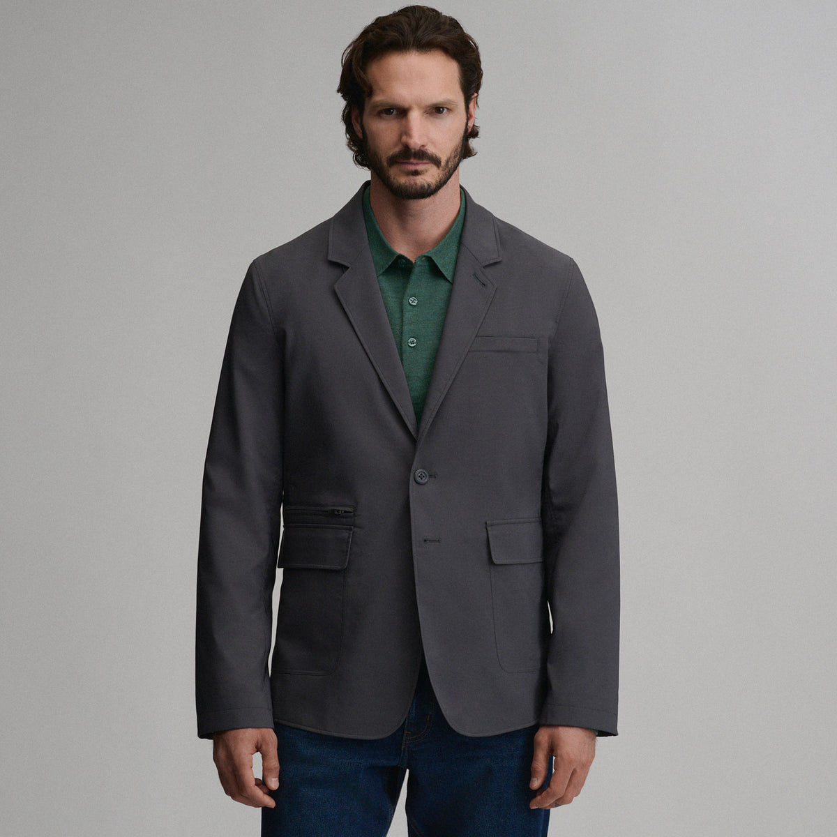 Men's Ultimate Voyager Travel Blazer-Dark Shadow-21