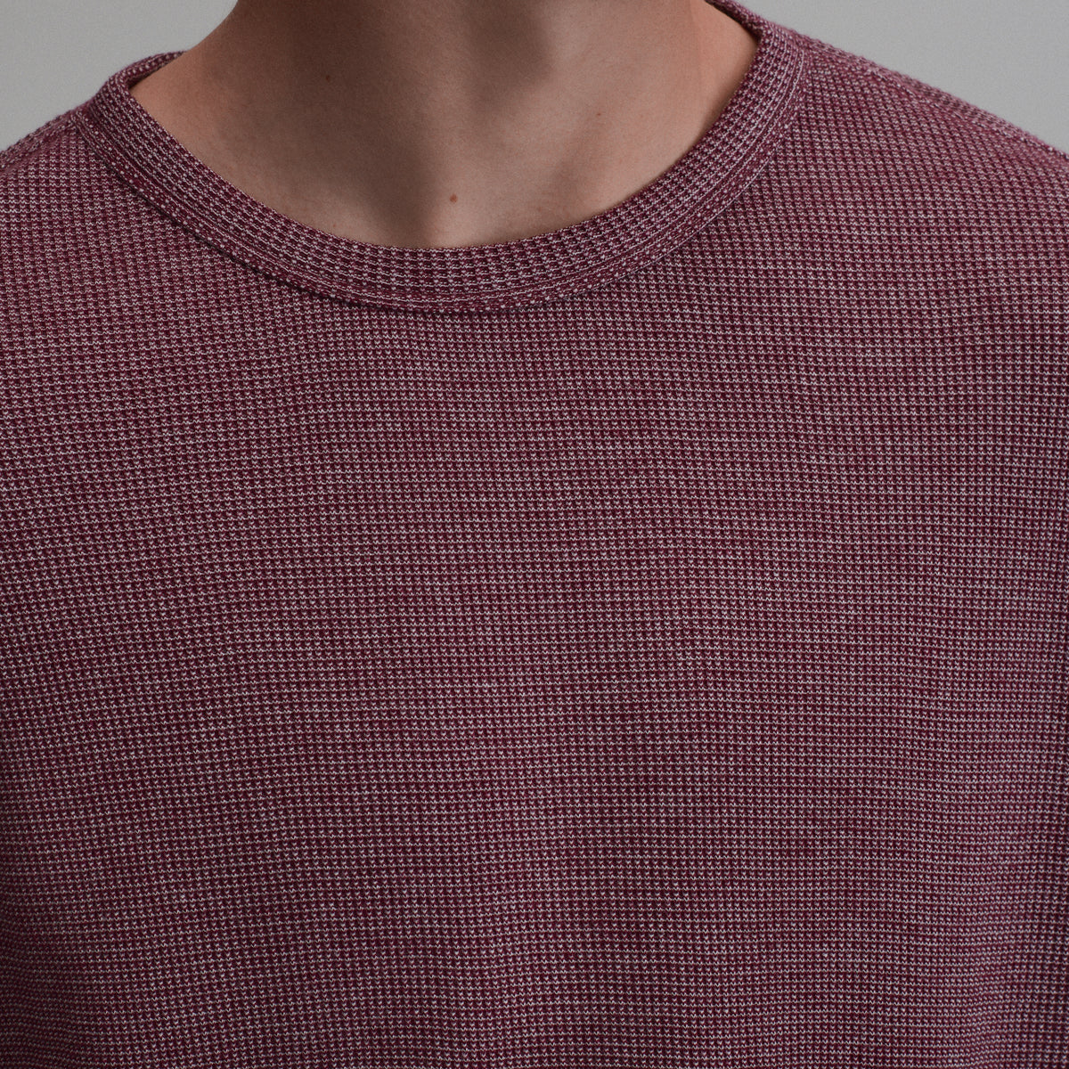 Plaited Waffle Thermal Crew-Dk Lava-19