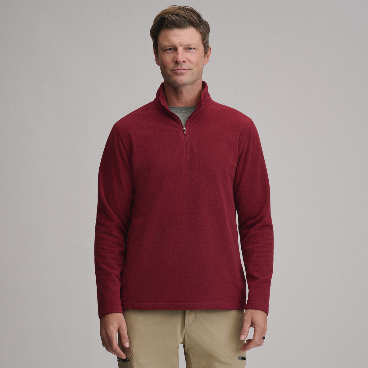Men's Quest 1/4-Zip Fleece Pullover-Blossom-1