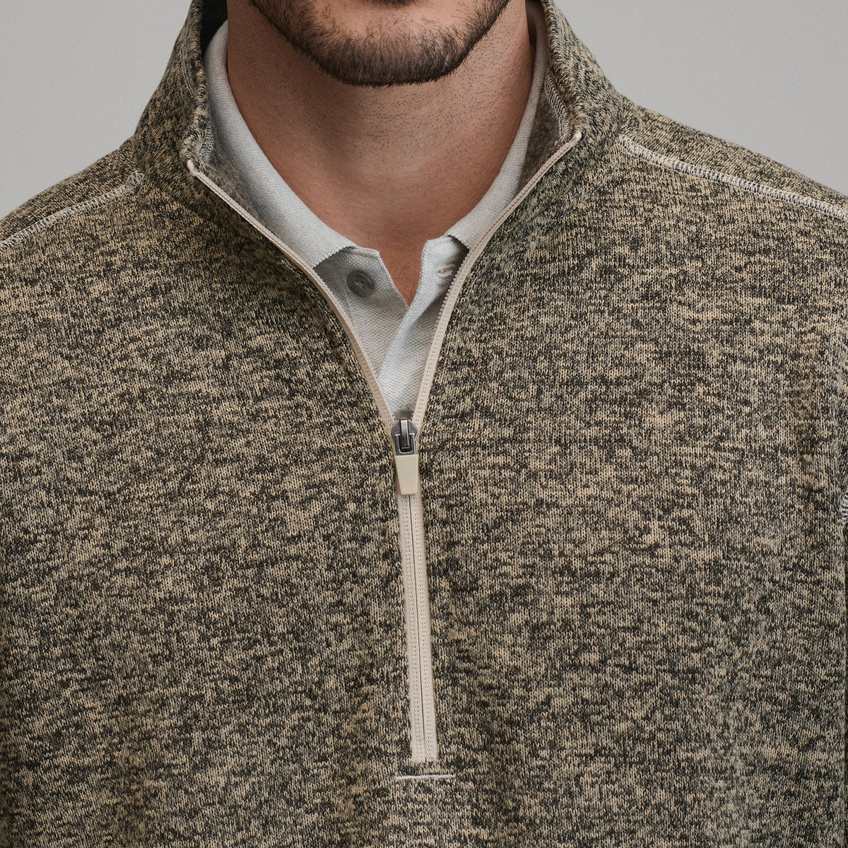 Radiator Fleece 1/4 Zip-Jute-7