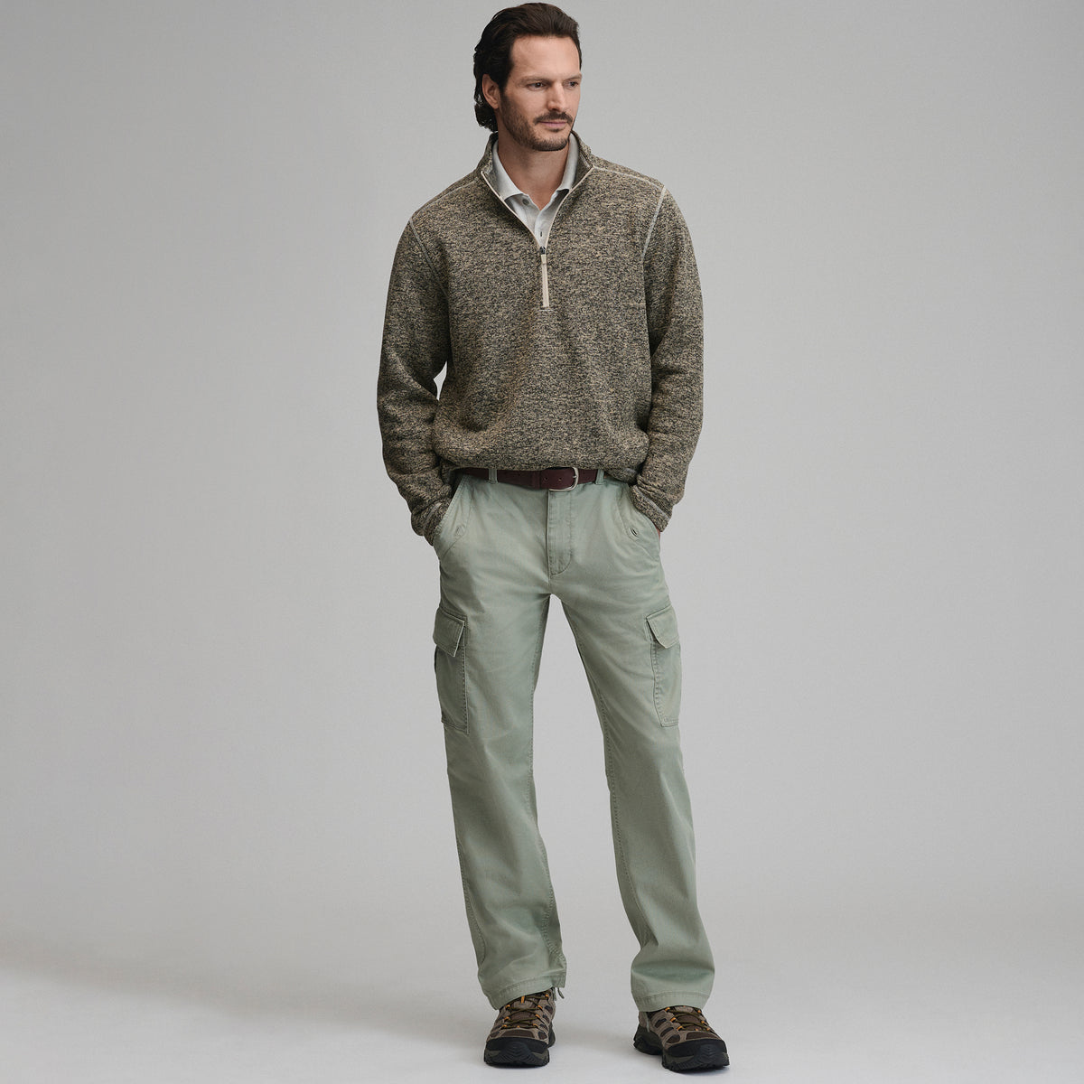 Radiator Fleece 1/4 Zip-Jute-8