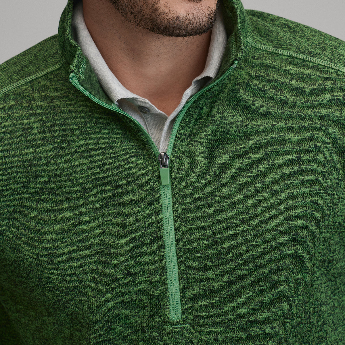Radiator Fleece 1/4 Zip-Light Moss-11