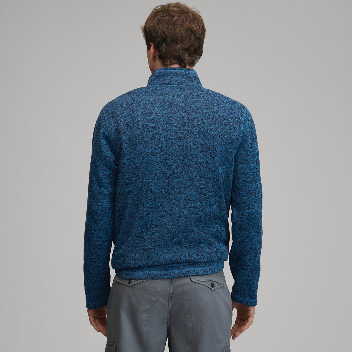 Radiator Fleece Snap Mock 2.0-Dk Chambray-2
