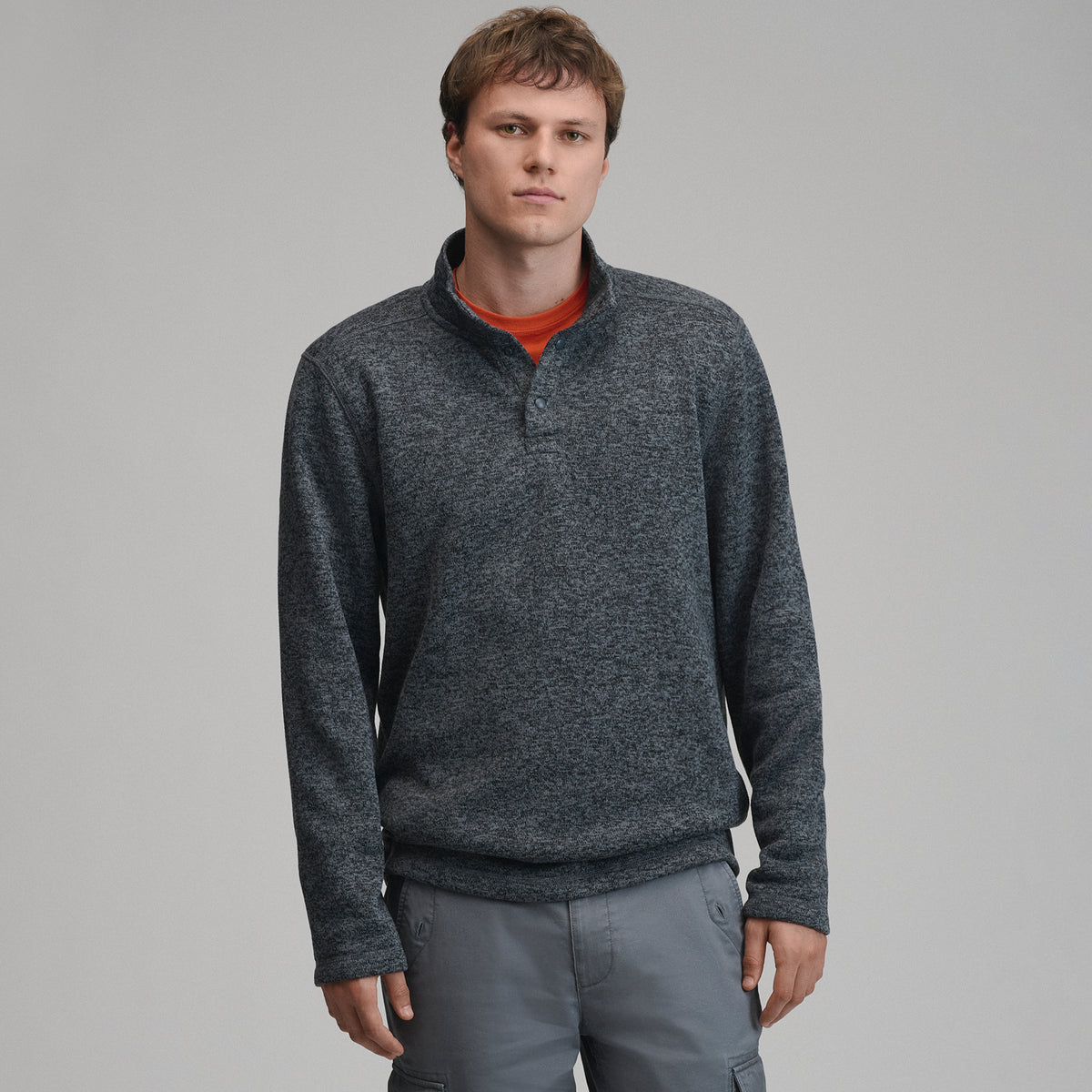 Radiator Fleece Snap Mock 2.0-Slate-17