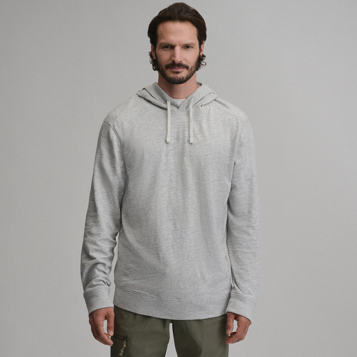 Slub Hoodie-Light Hthr Gray-11