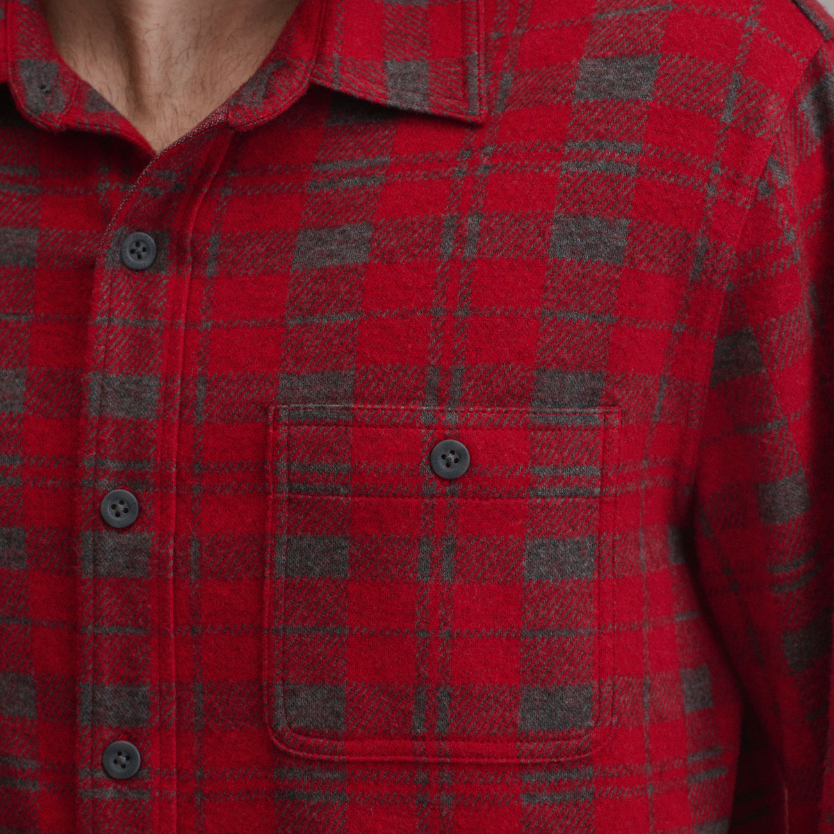 Men's Soft Knit Shirt-Cardinal-P1