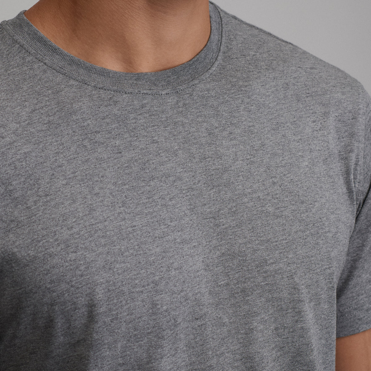 Men's Legend Wash 100% Cotton Short-Sleeve Classic T-Shirt-Med Htr Gray-39