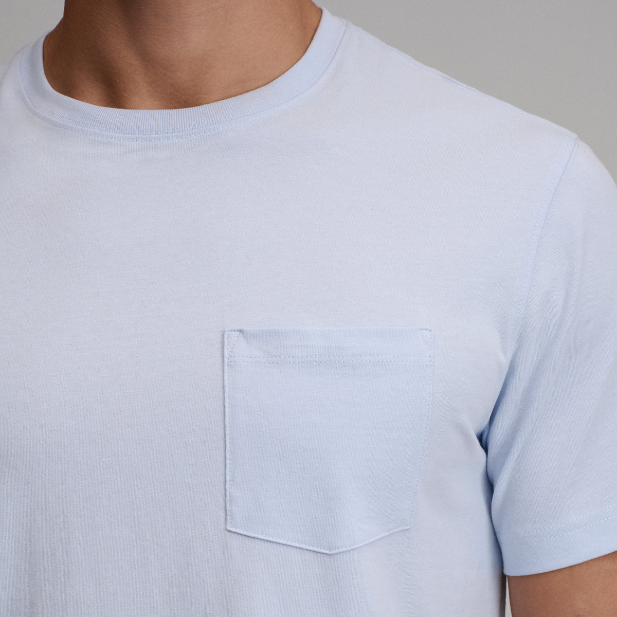 Men's Legend Wash 100% Cotton Short-Sleeve Pocket T-Shirt-Ice-32