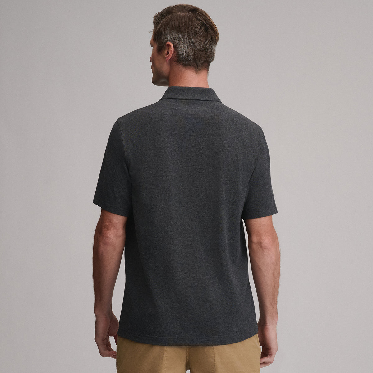 Men's Signature Piqué Short-Sleeve Polo-Dkcharchtr-10
