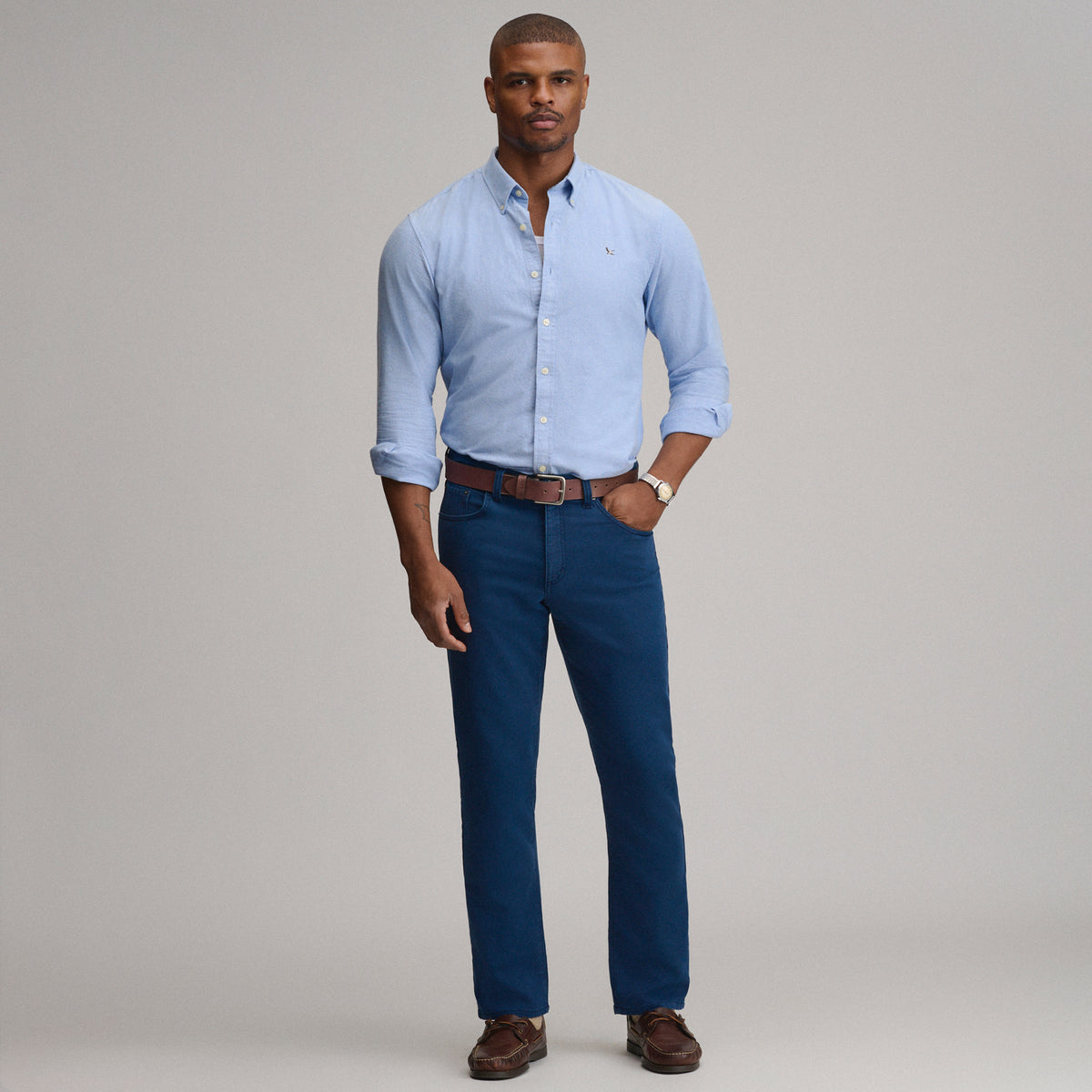 Stretch Terry 5PKT Pant-Brook-5