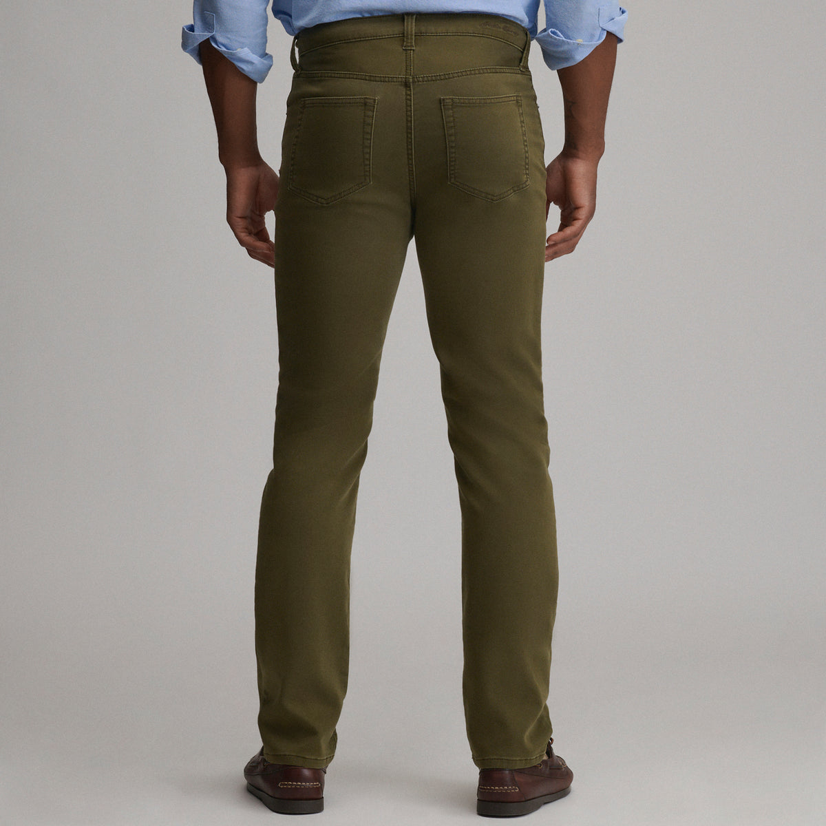 Stretch Terry 5PKT Pant-Deep Olive-7