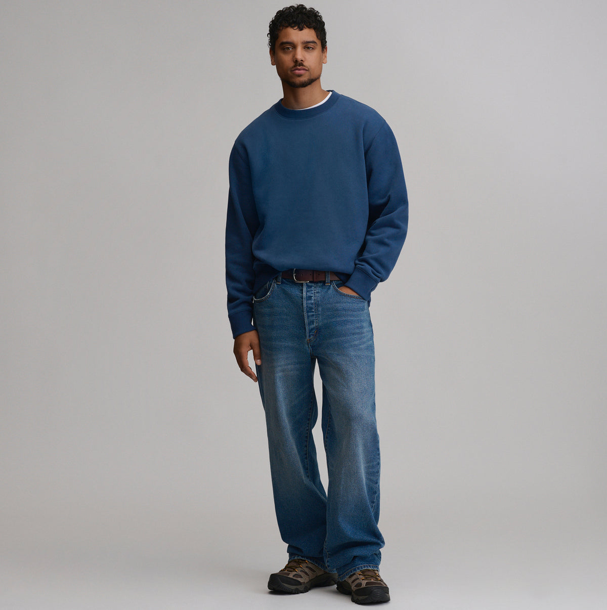 Men's Vintage Soft Crew Sweatshirt-Dusk-13