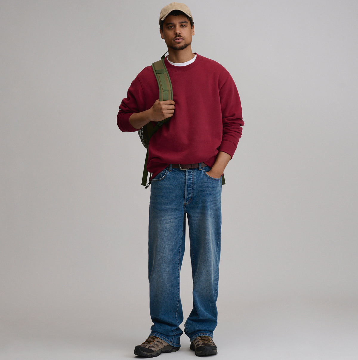 Men's Vintage Soft Crew Sweatshirt-Blossom-17