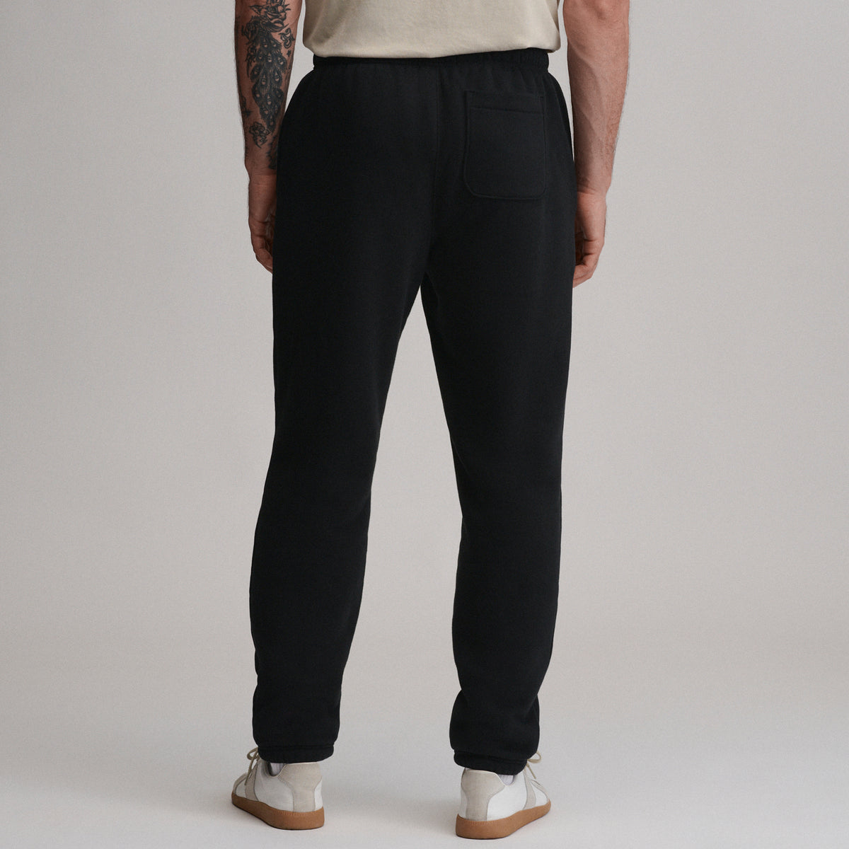 The Vintage Soft Lined Sweatpant-Black-2