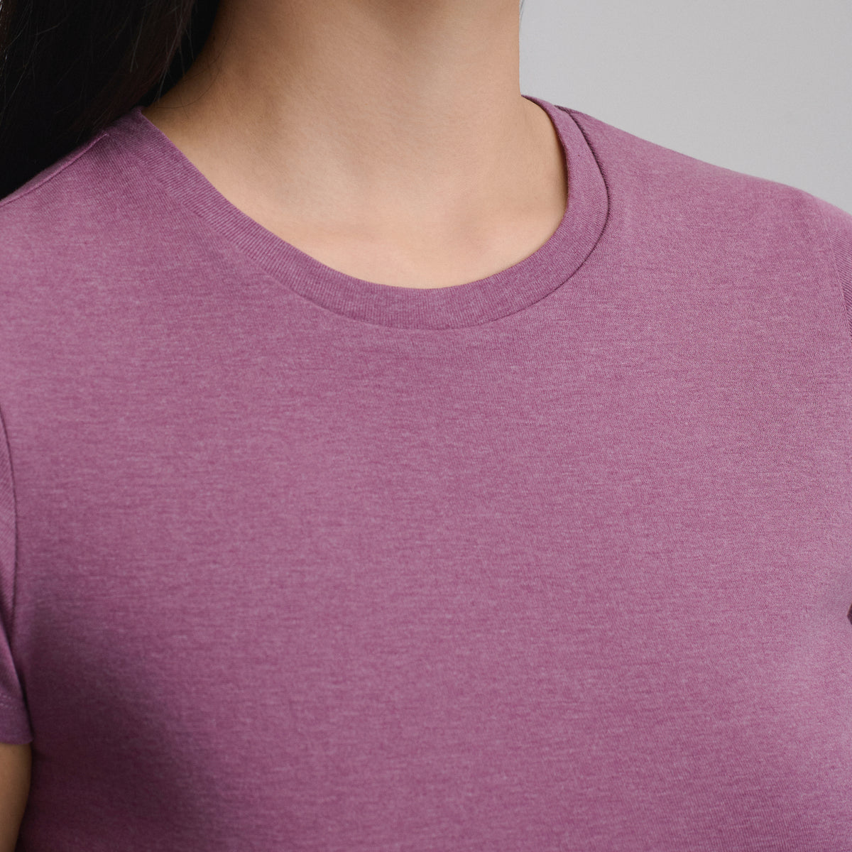Women's Everyday Short-Sleeve Crewneck T-Shirt-Deep Wisteria-45