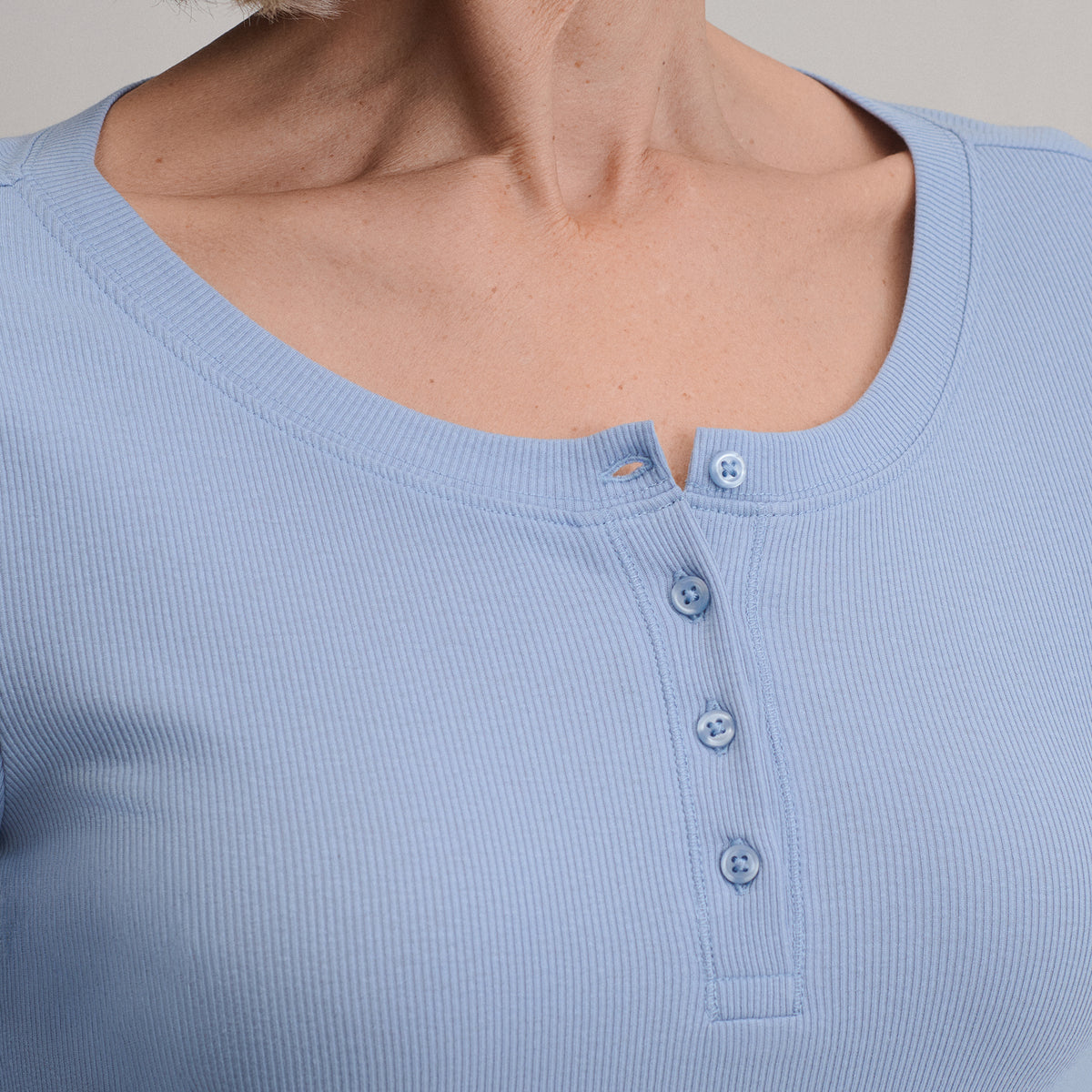 Women's Softline Rib Long-Sleeve Henley-Cascade-11