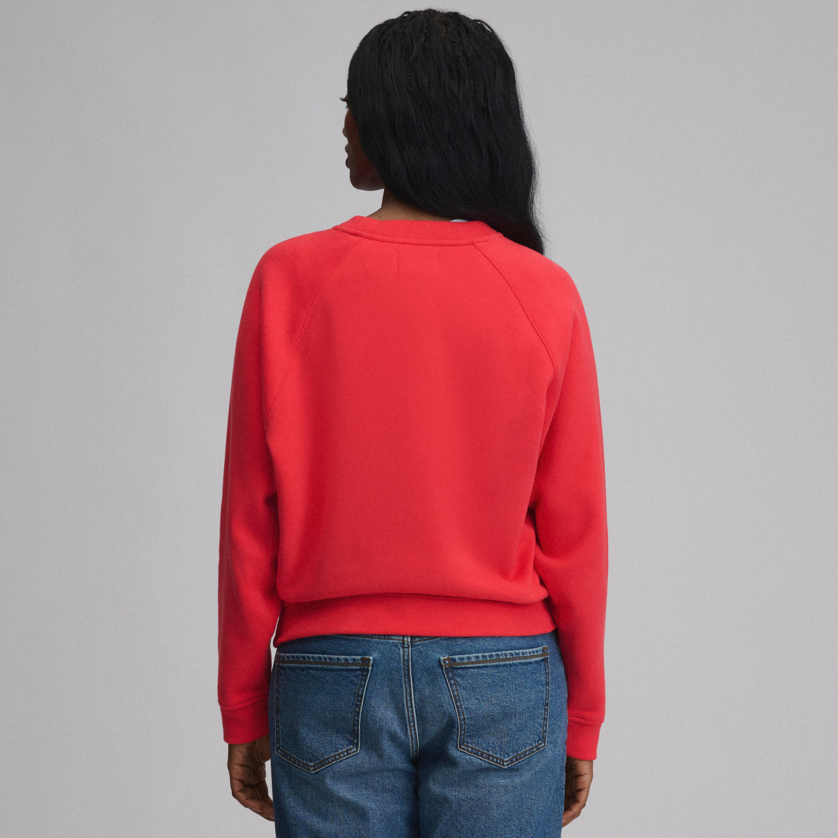 Women's Vintage Soft Crew Sweatshirt-Cayenne-Regular-F1